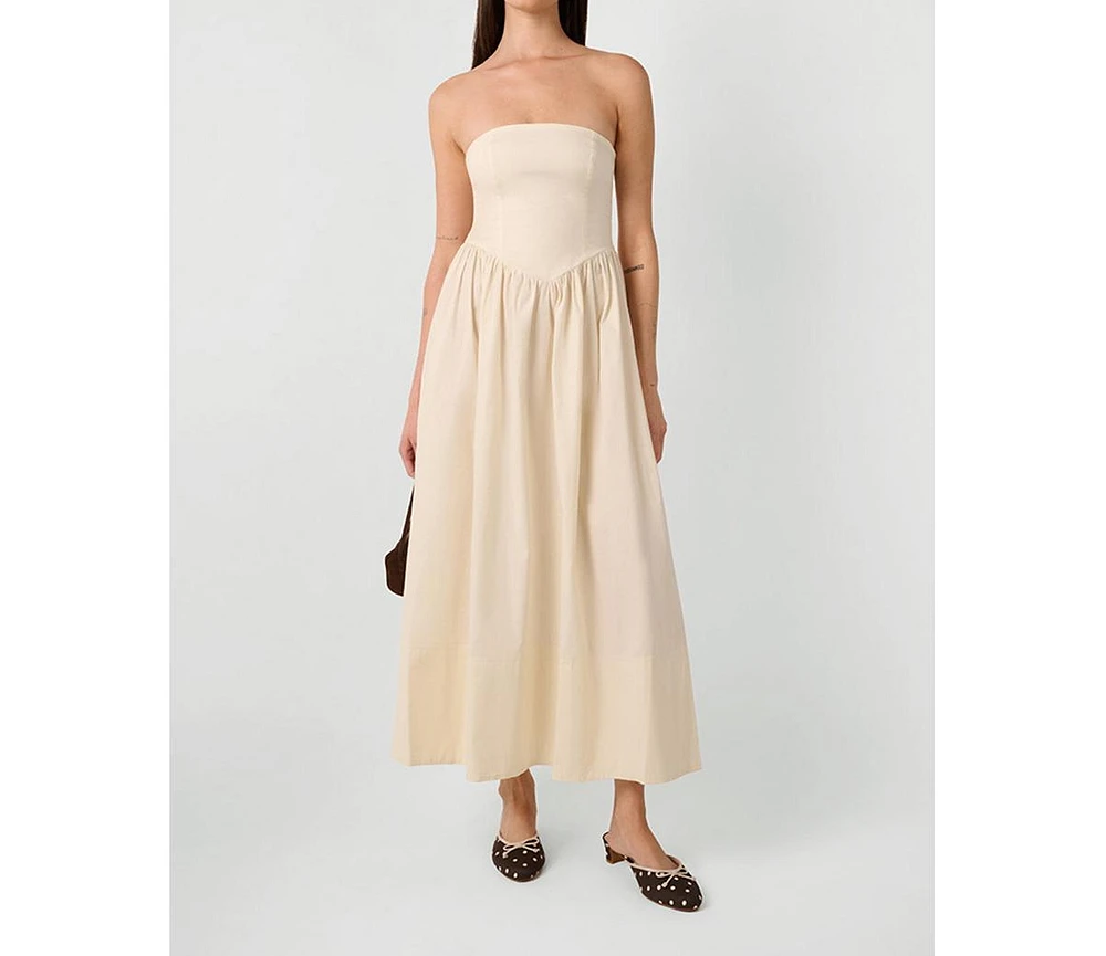 WeWoreWhat Women's Corset Maxi Dress