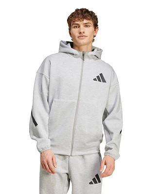 adidas Men's Full Zip Hooded Sweatshirt