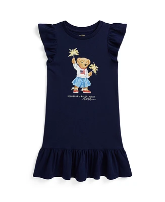 Polo Ralph Lauren Toddler and Little Girls Bear Jersey Dress