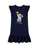Polo Ralph Lauren Toddler and Little Girls Bear Jersey Dress
