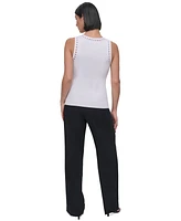 Dkny Petite Knit Sweater Tank Top
