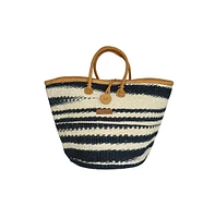 Balance Art Handmade Sisal Straw Basket Tote Bag