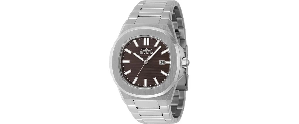 Invicta Men's 48321 Speedway Quartz 3 Hand Brown Dial Watch