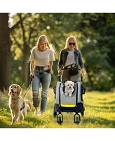 Bingopaw 2-in-1 Pet Travel Carrier Stroller & Car Seat