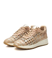 Carmela Leather Women's Braided Sneakers By Xti