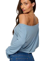Edikted Women's Cropped Off Shoulder Top
