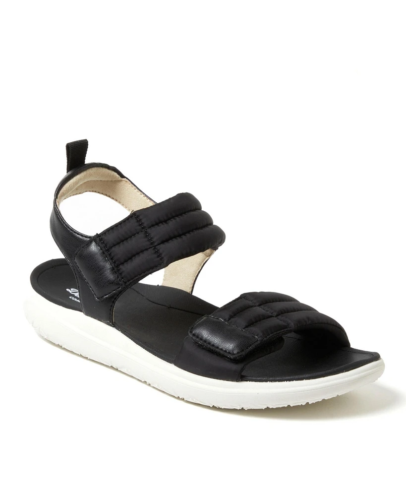 Dearfoams Women's Thea Quarter Strap Sandal