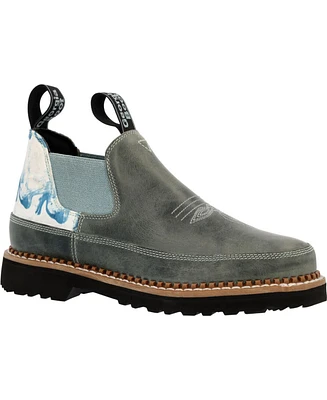 Georgia Boot Women's Blue Watercolor Romeo Shoe