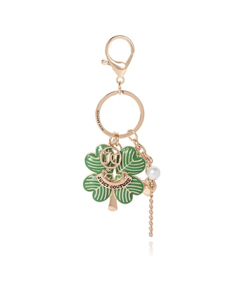 Juicy Couture Lucky Clover Charm Keychain