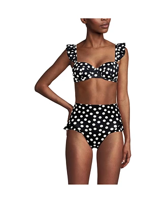 Lands' End Women's Balconnette Underwire Bikini Top