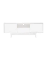 Manhattan Comfort 59" Wood Ella Modern 5-Shelf Tv Stand Fits TVs up to 55"