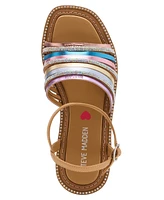 Steve Madden Big Girls Jplayful Strappy Sandals