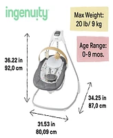 Ingenuity Baby SimpleComfort Compact Soothing Swing
