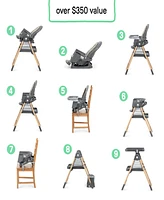 Ingenuity Baby Proper Positioner Create Up Multi-Mode Deluxe Folding High Chair