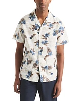Nautica Men's Floral Camp Shirt