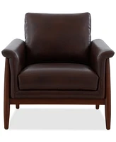 Hazelynn Leather Accent Chair, Exclusively at Macys