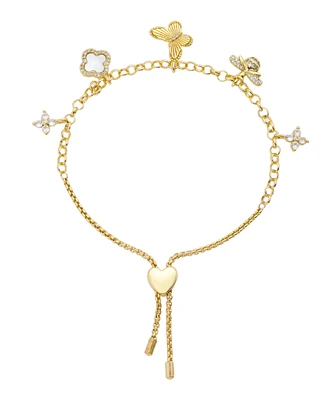 Unwritten Cubic Zirconia Butterfly Bolo Bracelet