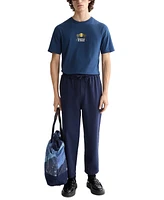 Scotch & Soda Men's Short Sleeve Double Graphic Crewneck T-Shirt