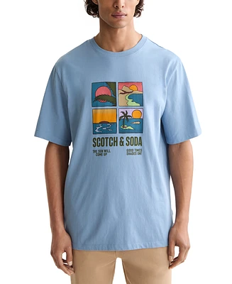 Scotch & Soda Men's Regular-Fit Graphic T-Shirt