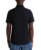Karl Lagerfeld Paris Men's Chest Logo Shirt