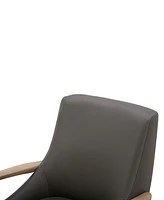 Nierling Leather Accent Chair, Exclusively at Macy's