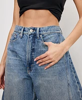 Good American Women's Extreme Barrel Jeans