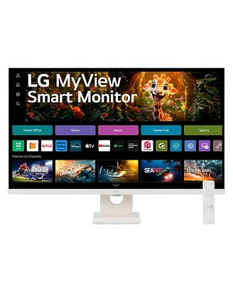 Lg MyView 32SR73U 31.5" 16:9 4K Ultra Hd Usb-c Va Hdr Lcd Smart Monitor with WebOS, White