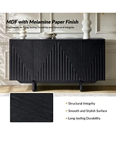 Modern Adamo 58"Wide 4 door Sideboard