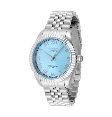 Invicta Women's Specialty Quartz 3 Hand Tiffany Blue Dial Watch
