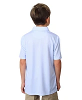 Tailorbyrd Boys Geo Floral Modal Pique Polo