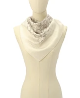 Coach Women's Textured Signature Print Silk Square Scarf