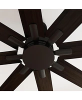 65 inch ceiling fan without light, can be used both indoors and outdoors, with remote control, reversible Dc motor, no noise, suitable for bedroom, li