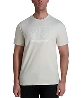 Karl Lagerfeld Paris Men's Choupette Square Logo T-Shirt