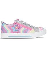 Skechers Little Girls Twinkle Toes: Sparks - Cosmic Burst Light-Up Casual Sneakers from Finish Line