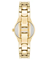Anne Klein Women's Quartz Petite Easy to Read Gold-Tone Metall Alloy Watch, 24mm