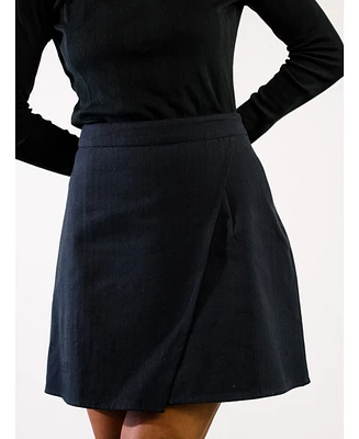 Able Women's Micayla Wrap Mini Skirt