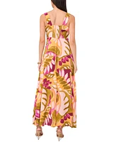 Vince Camuto Women's Tiered Smocked-Back Maxi Dress