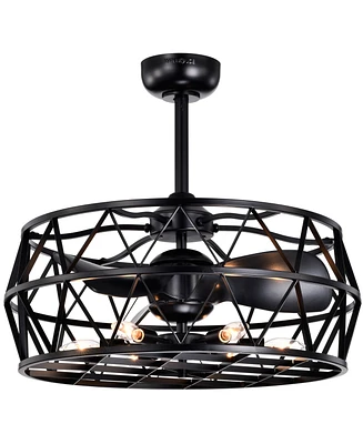 Home Accessories 26" Loredana 6-Light Indoor Ceiling Fan Chandelier