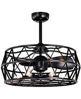 Home Accessories 26" Loredana 6-Light Indoor Ceiling Fan Chandelier