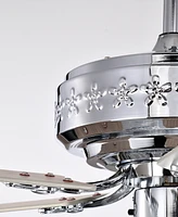 Home Accessories 52" Santana 3-Light Indoor Ceiling Fan Chandelier