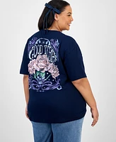Rebellious One Trendy Plus Good Vibes T-Shirt