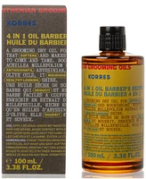 Korres Athenian Grooming Barber's 4-In-1 Grooming Oil, 3.38 oz.