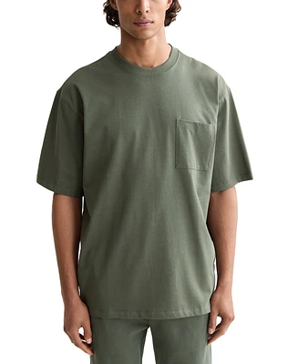 Scotch & Soda Men's Relaxed Fit Short Sleeve Crewneck Pocket T-Shirt