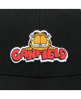 Garfield Men's Character Logo Black Baseball Cap