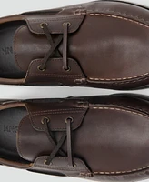Mango Men's Leather Nautical Shoes