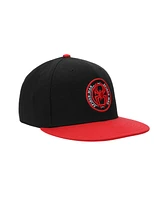 Marvel Men's Spider-Man Into The Spider-Verse Miles Morales Logo Adult Black Snapback Cap