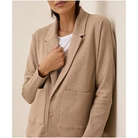 Pact Women's Organic Cotton Airplane Relaxed Blazer