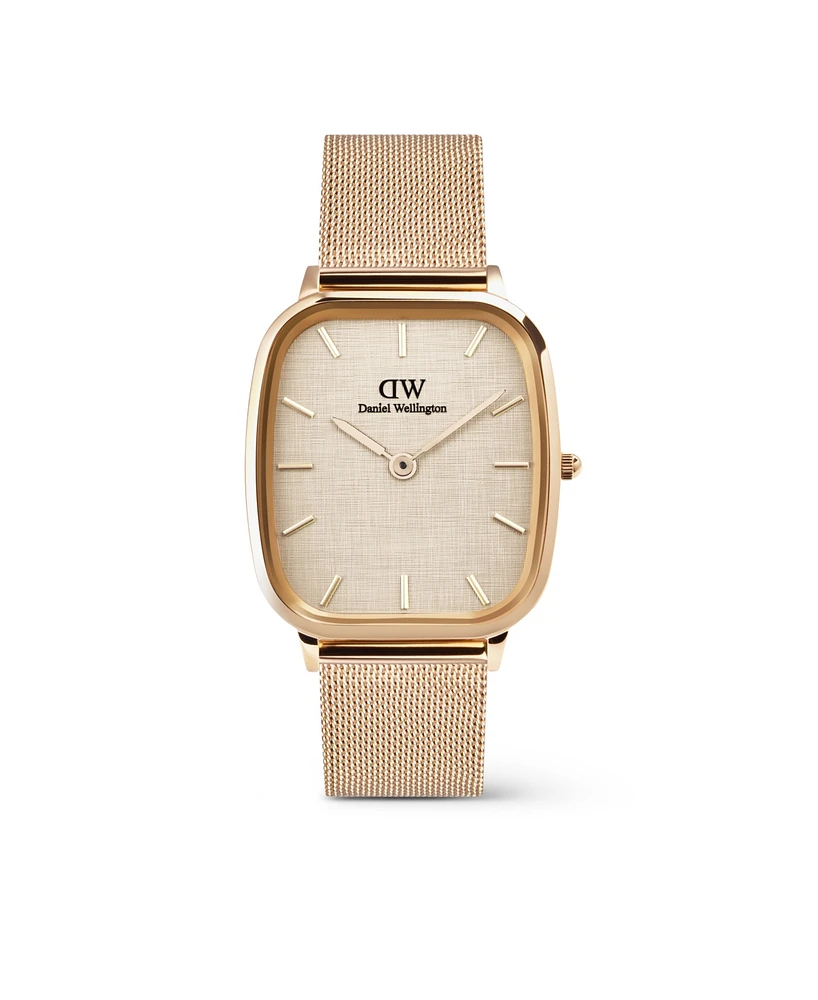 Daniel Wellington Men's Analog Rose Gold-Tone Stainless Steel Watch