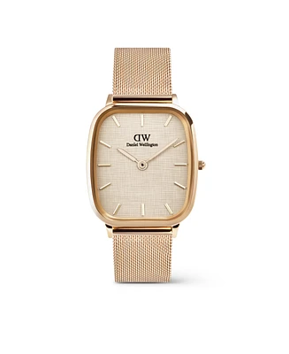 Daniel Wellington Men's Analog Rose Gold-Tone Stainless Steel Watch