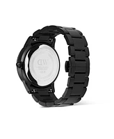 Daniel Wellington Men's Analog Black Stainless-Steel Watch, 40mm